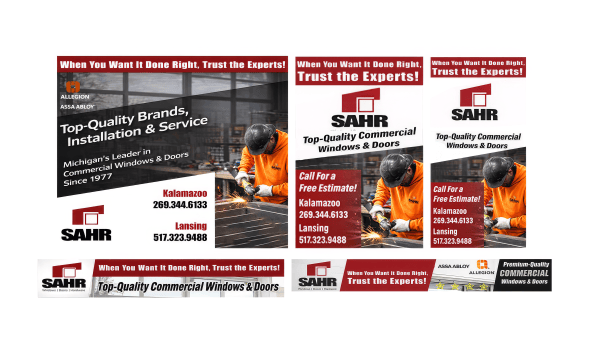 Sahr Building Supply digital display ads