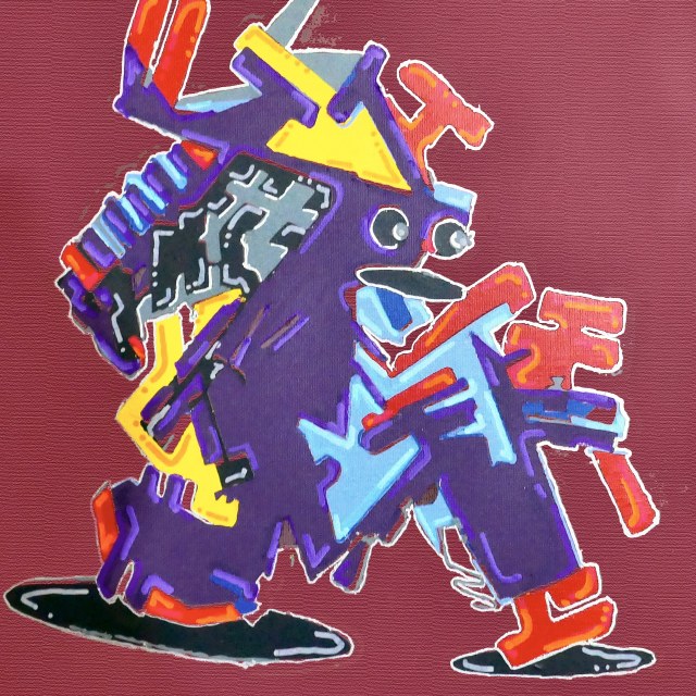 Untitled · 12x12 Acrylic on Canvas · 2025