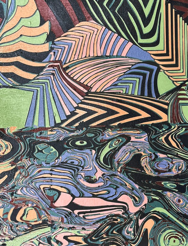 Polar Coordinates 3 · 16x20 Acrylic on Canvas · 2024