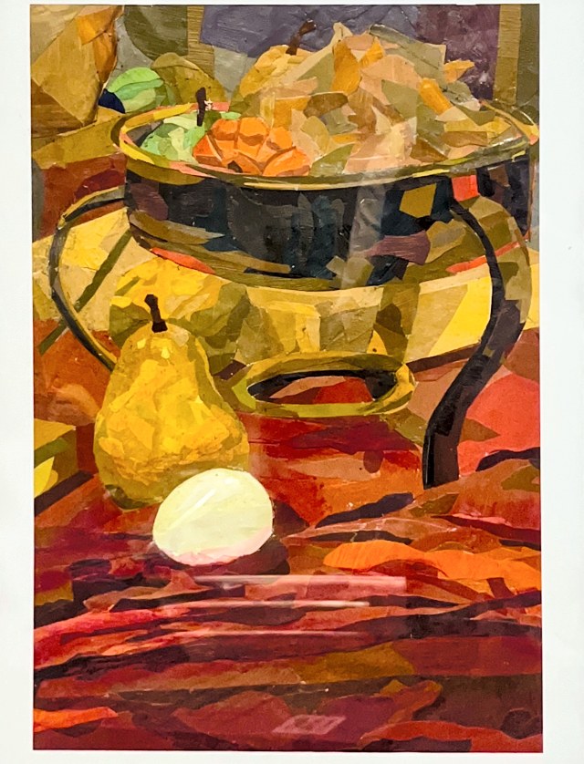 Untitled (Class Study) · Oil on Paper Collage · 2025
