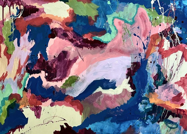 Pink Wave · 30x40 Acrylic on Canvas · 2023
