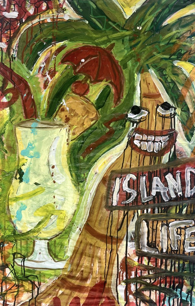 Untitled · 23x36 Acrylic on Paper · 2023
