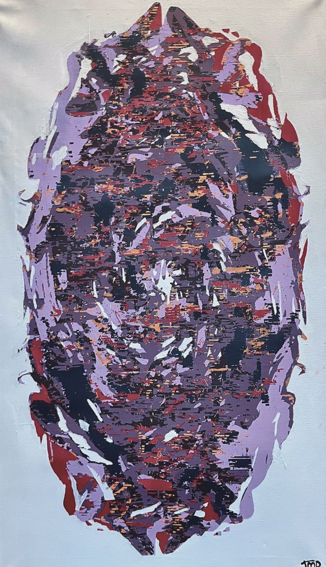Vessel One · 27x48 Acrylic and Latex · 2023