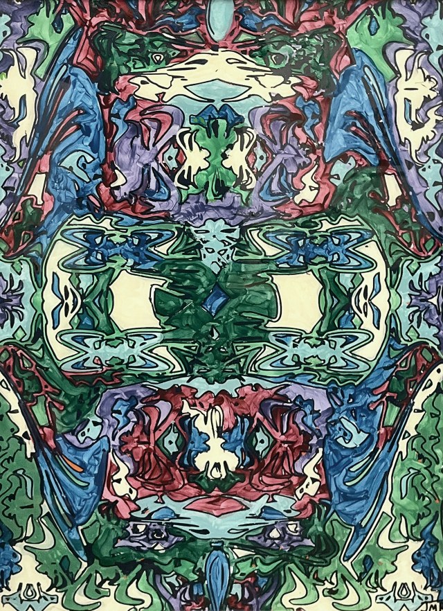 Untitled · Acrylic on Glass · 2023