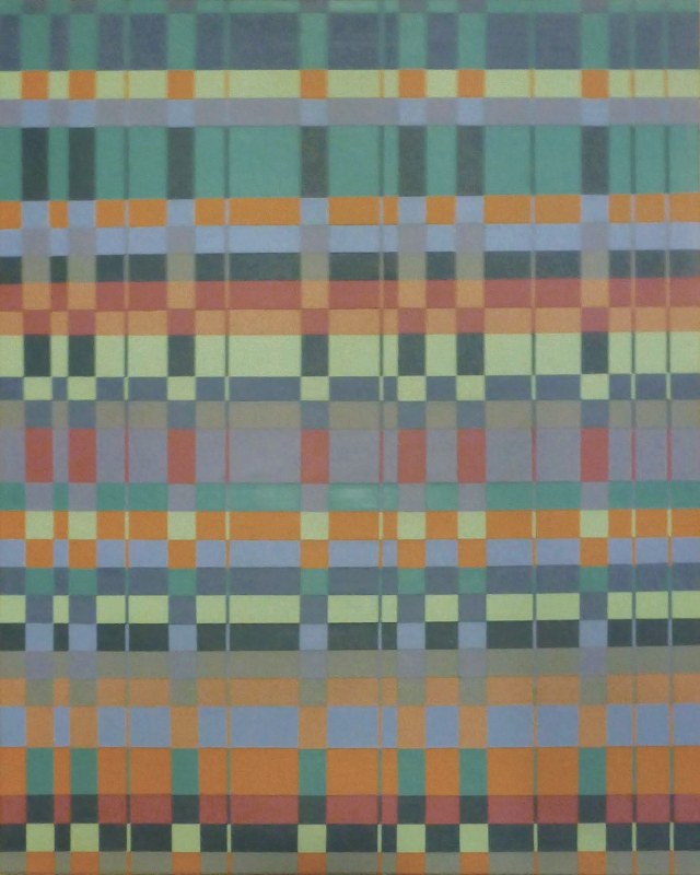 Untitled Stripes 1 · 24x30 Acrylic on Canvas · 2024