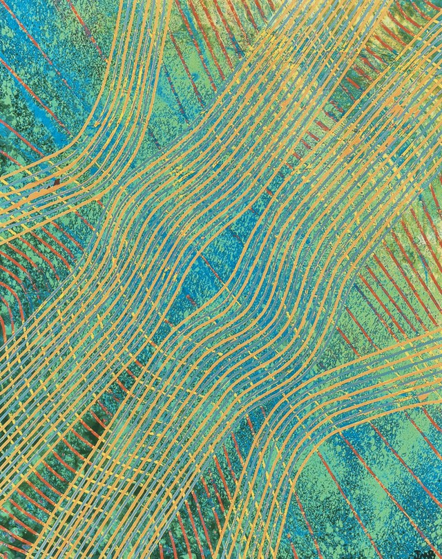Untitled · 20x24 Acrylic on Aluminum · 2024