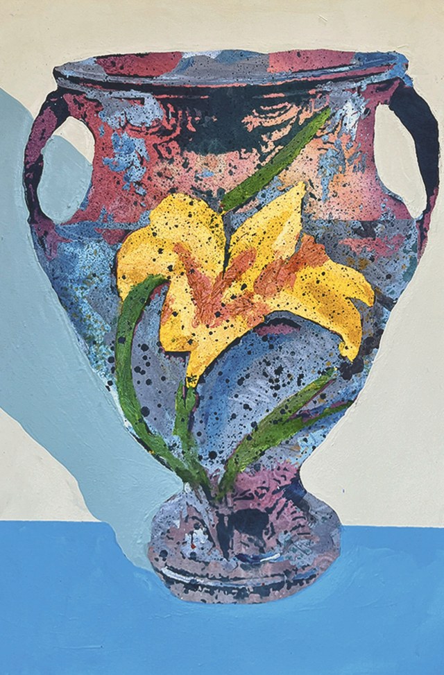Vessel Two: Roseville · 24x36 Mixed Media on Canvas · 2024
