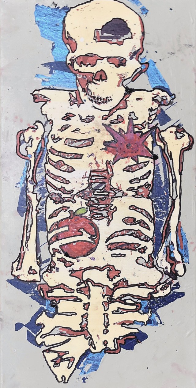 Totem 4 - Resurrection · 12x24 Acrylic on Canvas · 2024