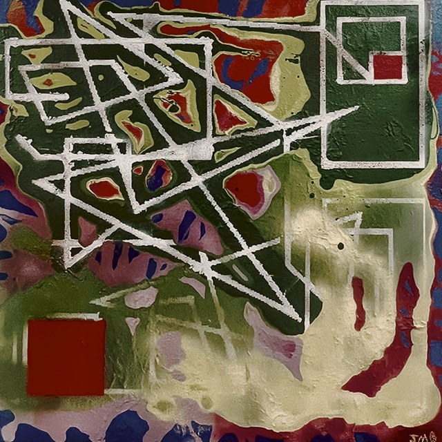 Untitled · 24x24 Acrylic on Canvas · 2023