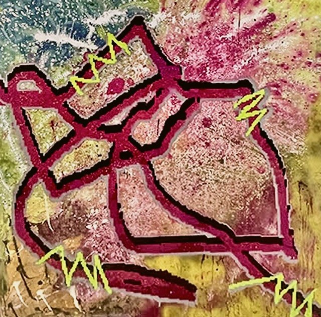 Untitled · 36x36 Acrylic on Canvas · 2023
