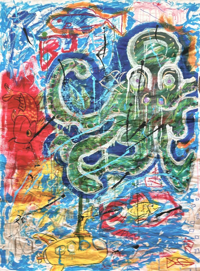 Ocean Creatures · 4'x6' · 2023