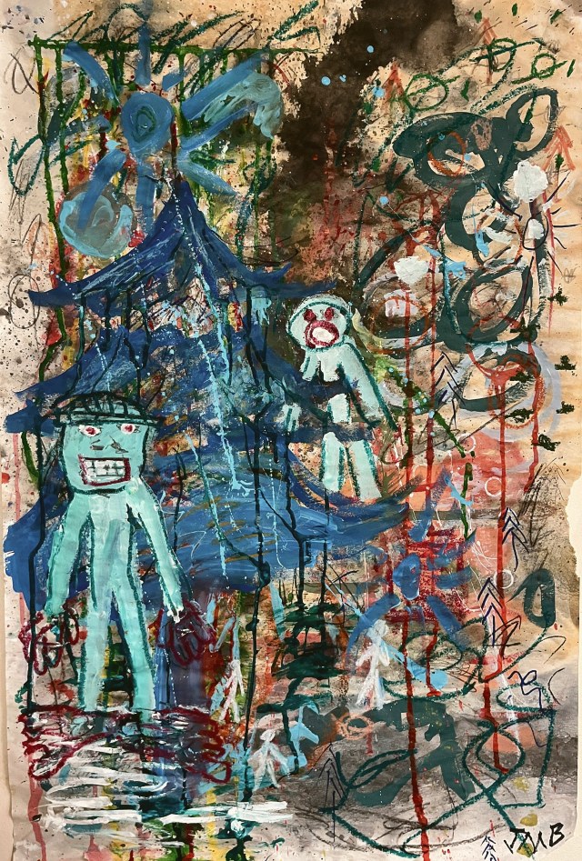 Watchers · 24x36 Acrylic on Canvas · 2023