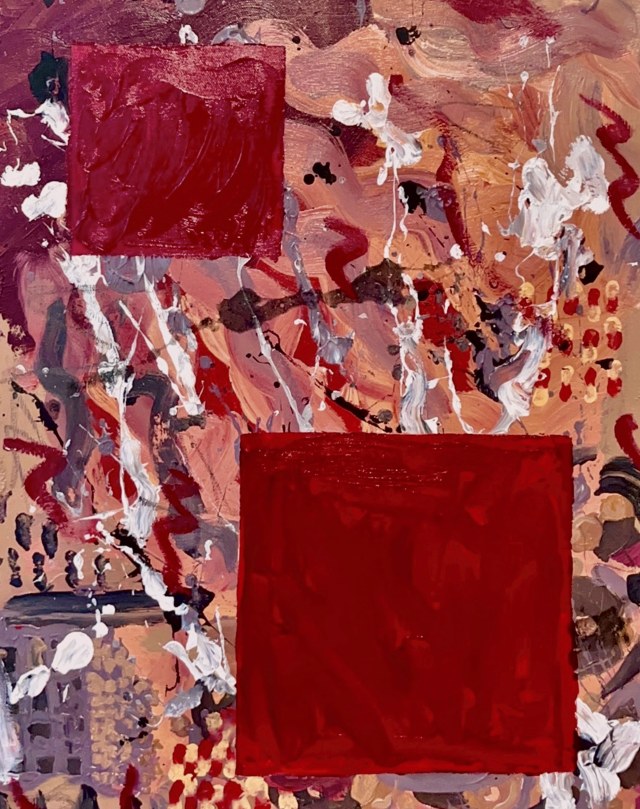 Crimson · Acrylic on Canvas · 2023