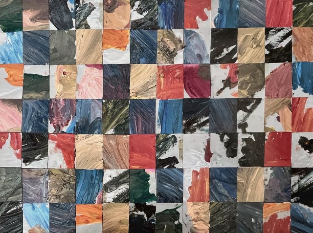 The Ramblings of the Sky · Oil on Paper · 2023