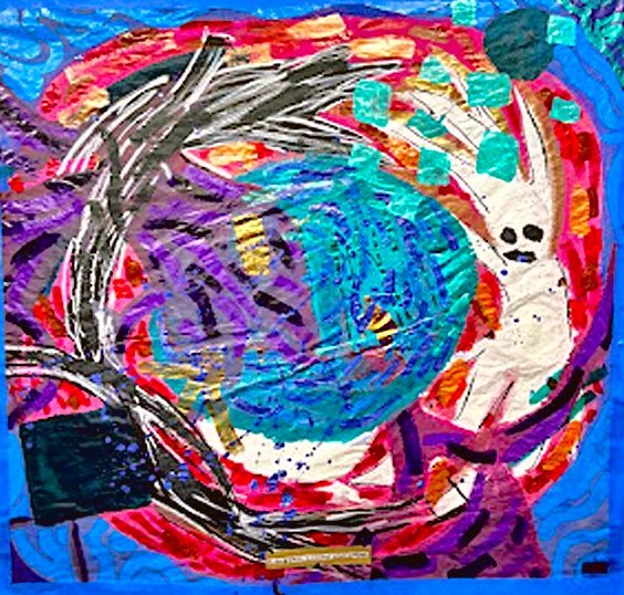 Untitled · 36x36 Acrylic on Canvas · 2022